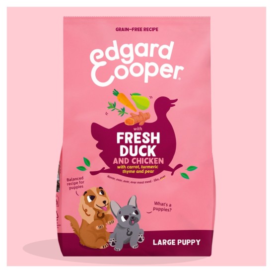Edgard Cooper Dog Puppy Large Fresh Duck Chicken 12kg