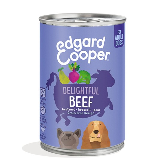 Edgard Cooper Dog Adult Beef Wet 400gr